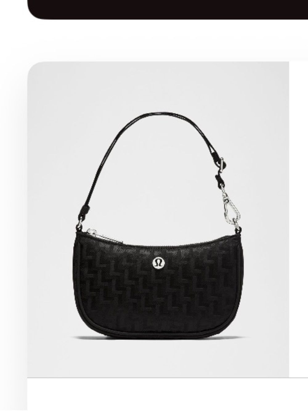 Lululemon City Essentials Mini Shoulder Bag 1L Monogram Jacquard
